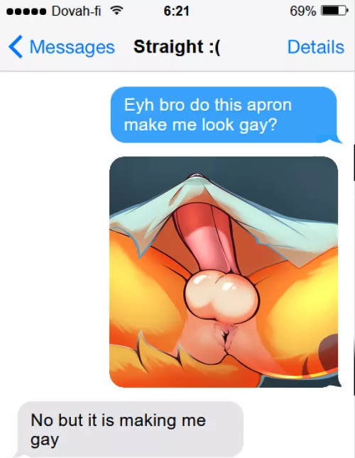 Are aprons gay? (jarlium)