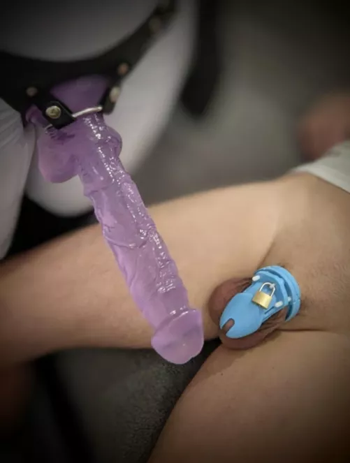 At least one of us has a real sized cock