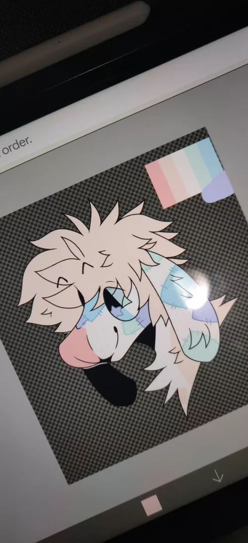 bruva my character's having an identity crisis lmao - he used to be purple, pink, and blue...