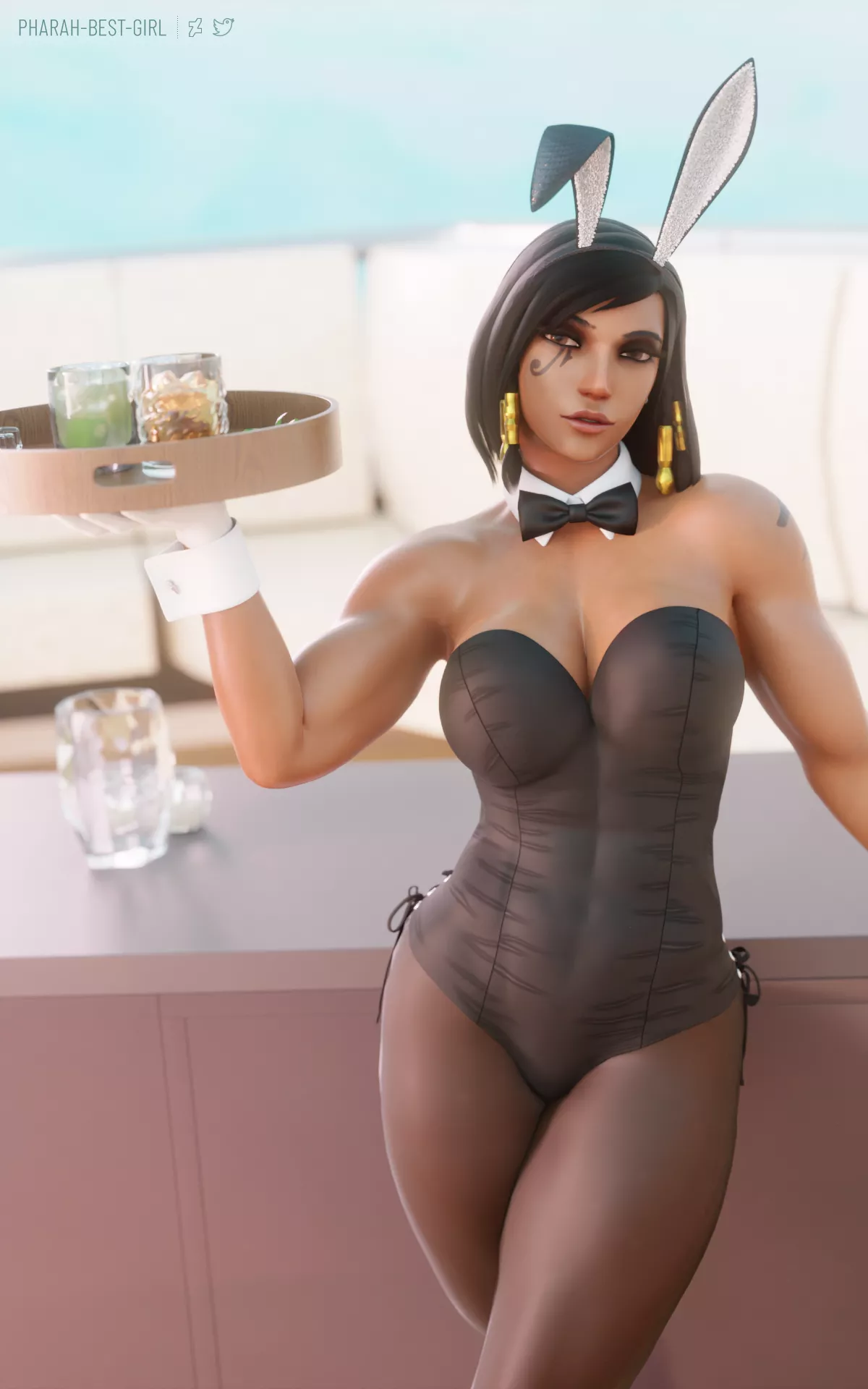 Buff bunny Pharah pt2 (pharah-best-girl)