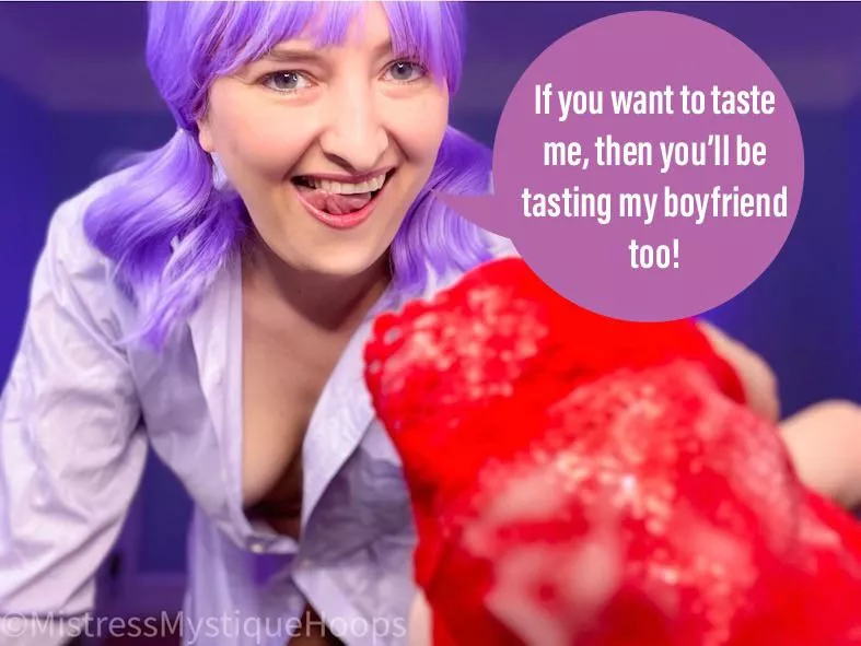 But you want to taste him too. Admit it! [domme]