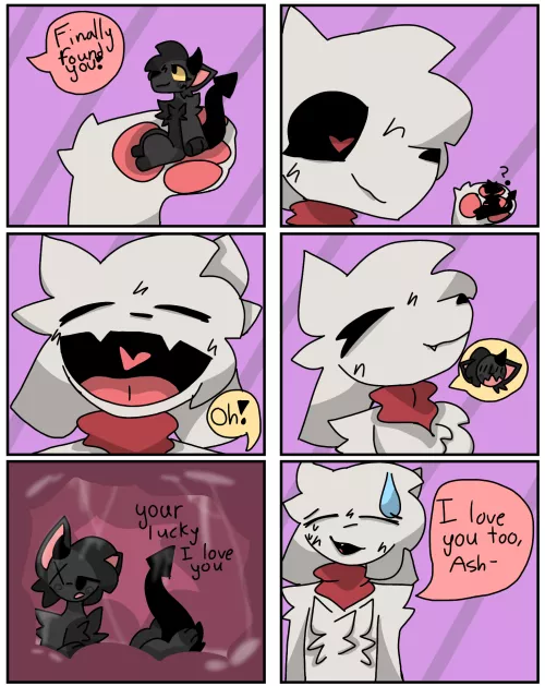 {comic} AAAAA I made this for me and my lover <33333