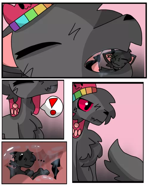 {comic} I decided to attempt a comic, looking for criticism on what i could do better! art by me <3