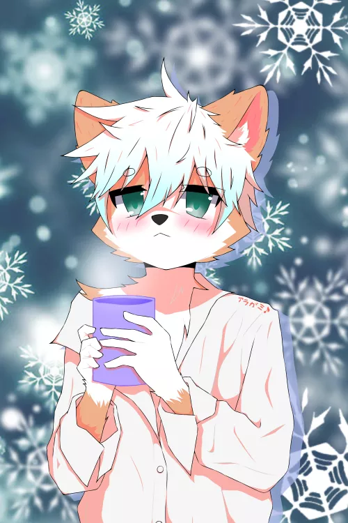 Cup of hot chocolate, anyone? (art by me)