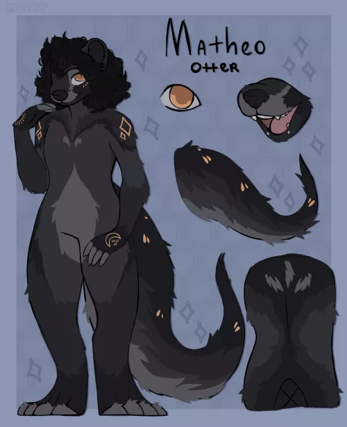 custom character design commission i just finished! (@martalomew on twitter, commissions open)