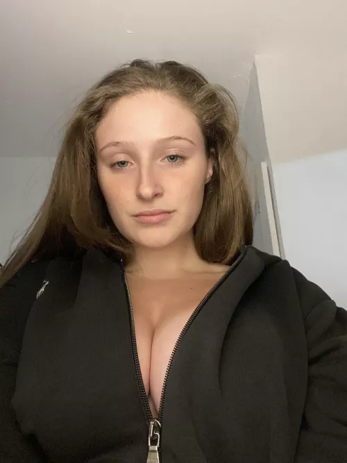 Do you want me to unzip my jacket some more? 😏