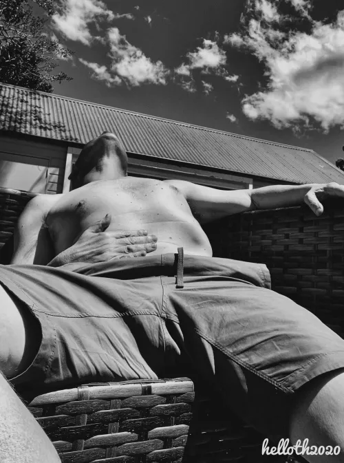 Enjoying some afternoon sun…I’ve saved you a space