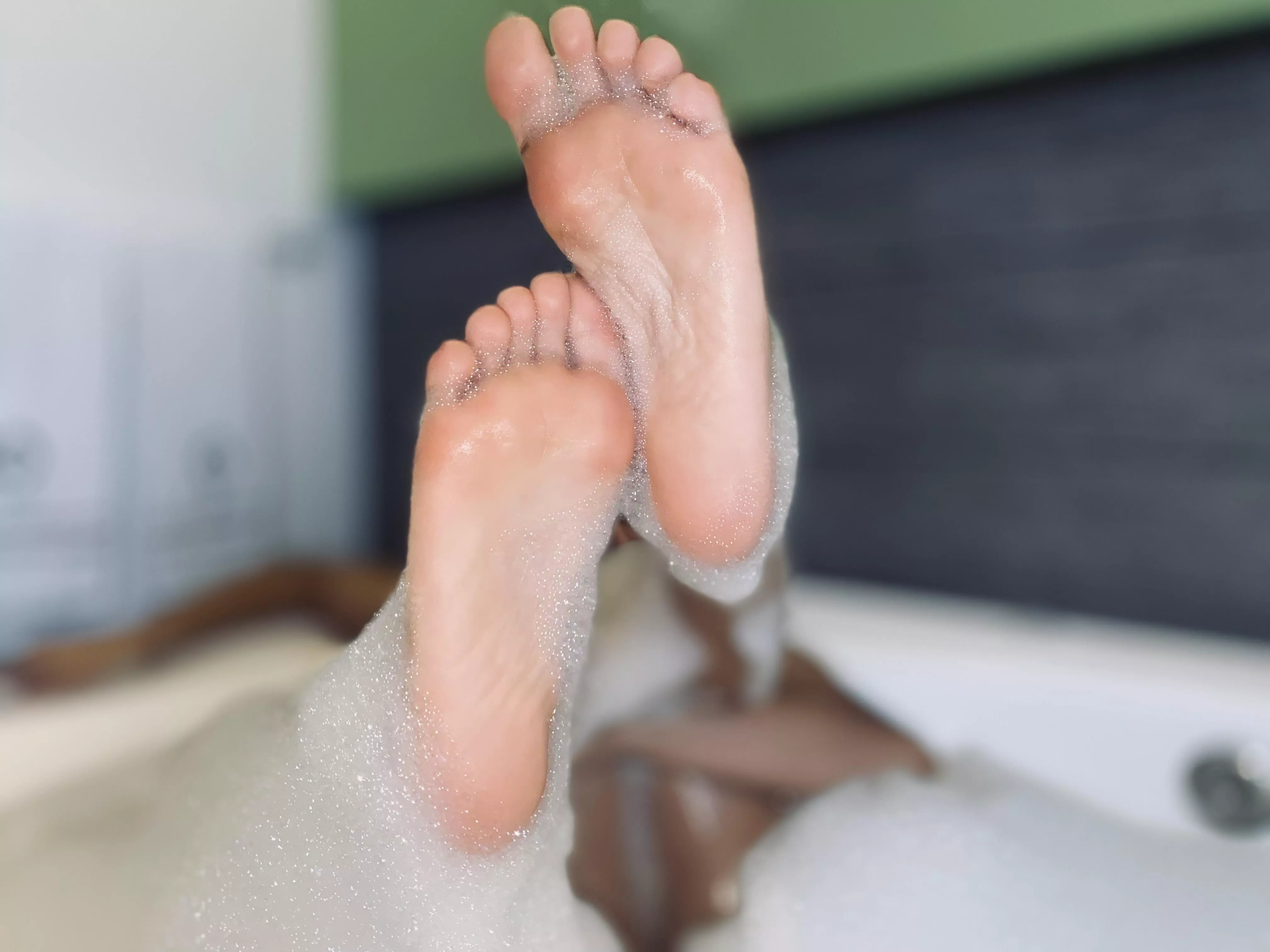 Finish washing them and then suck all