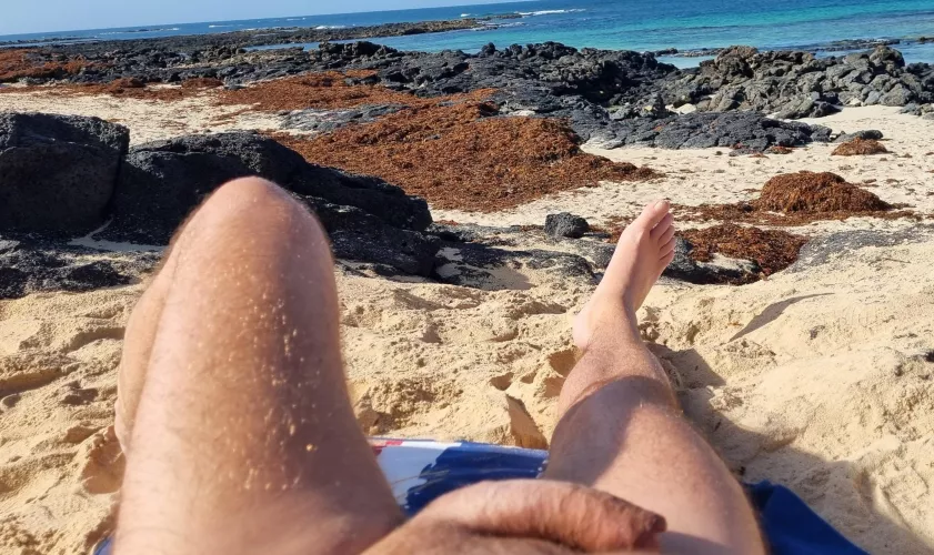 Getting a semi on the beach may have to go for a swim