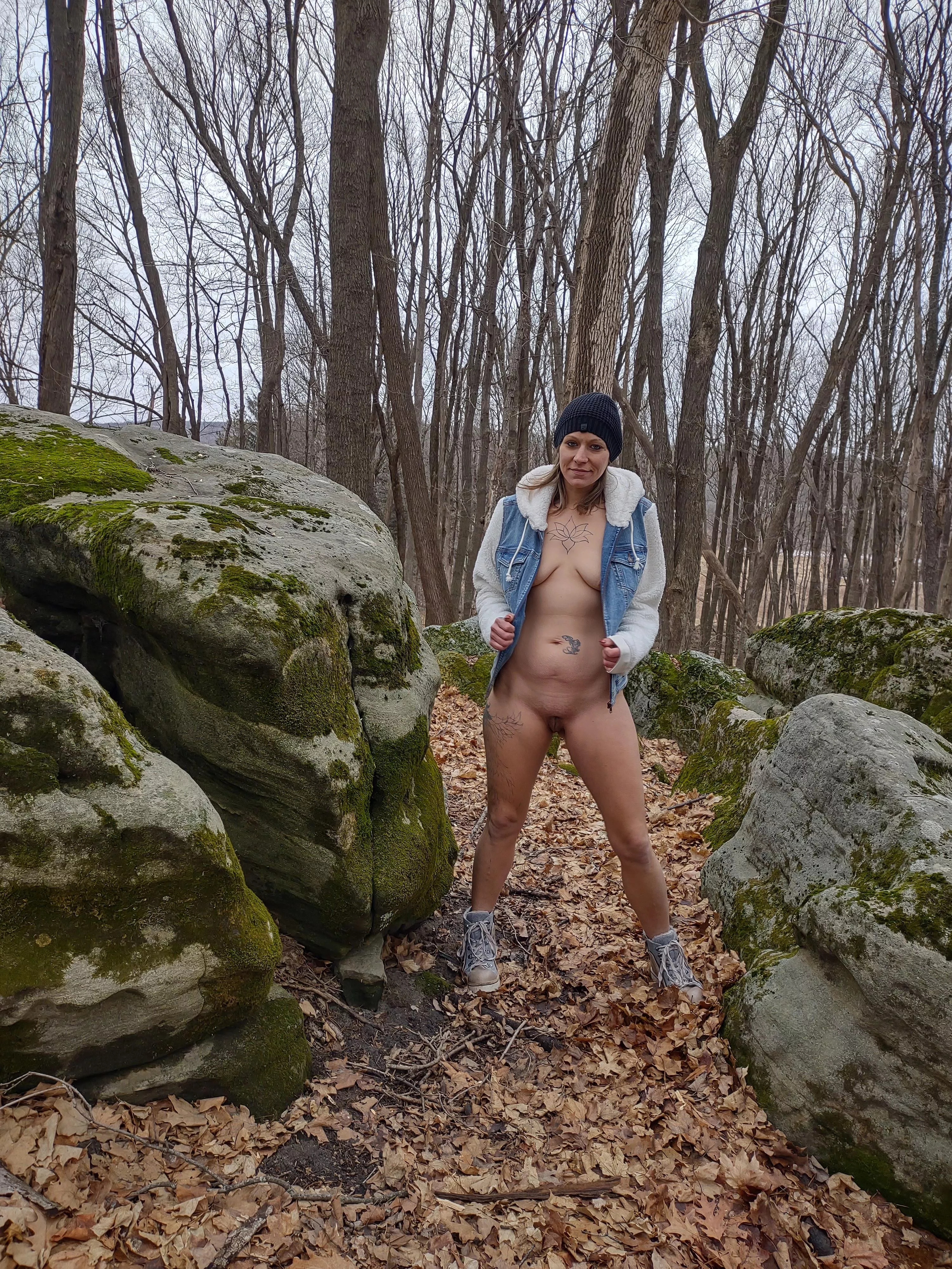 Hiking like this try not to get caught