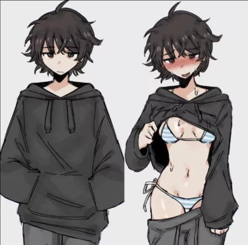How I wish someone caught me wearing my girlfriends underwear and made me their little toy~