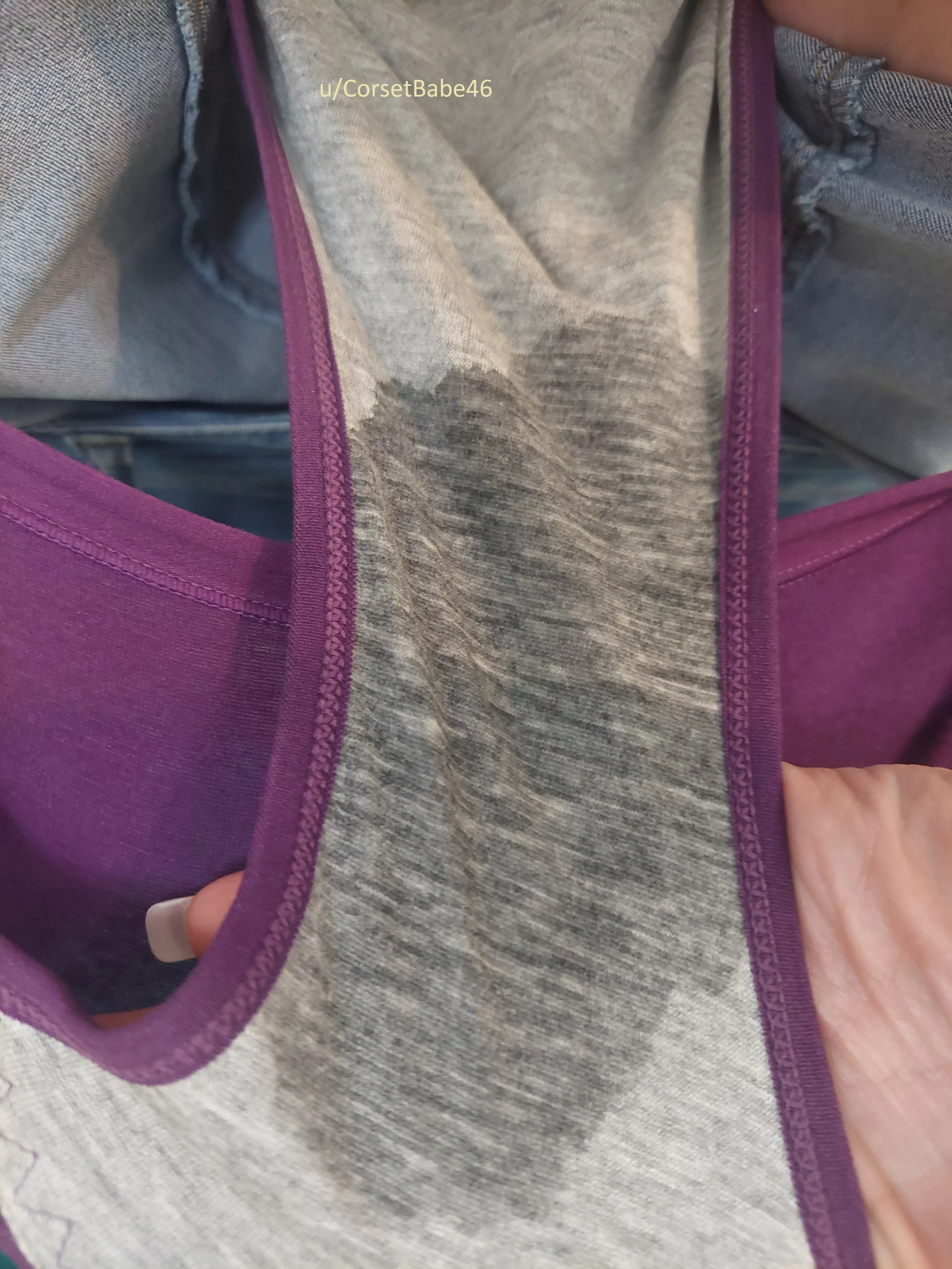 I am literally changing panties twice a day