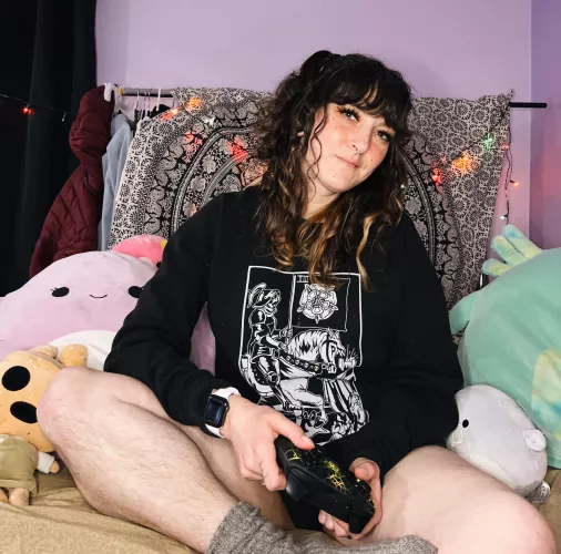 I spent the time I would’ve spent shaving playing video games