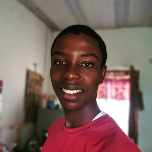 I'm happy to be here. I'm from Ghana. I'm a black bottom think.