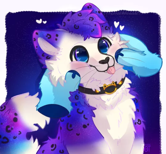 Intergalactic cuteness! (Squish ych / @artistic_dot on twitter)