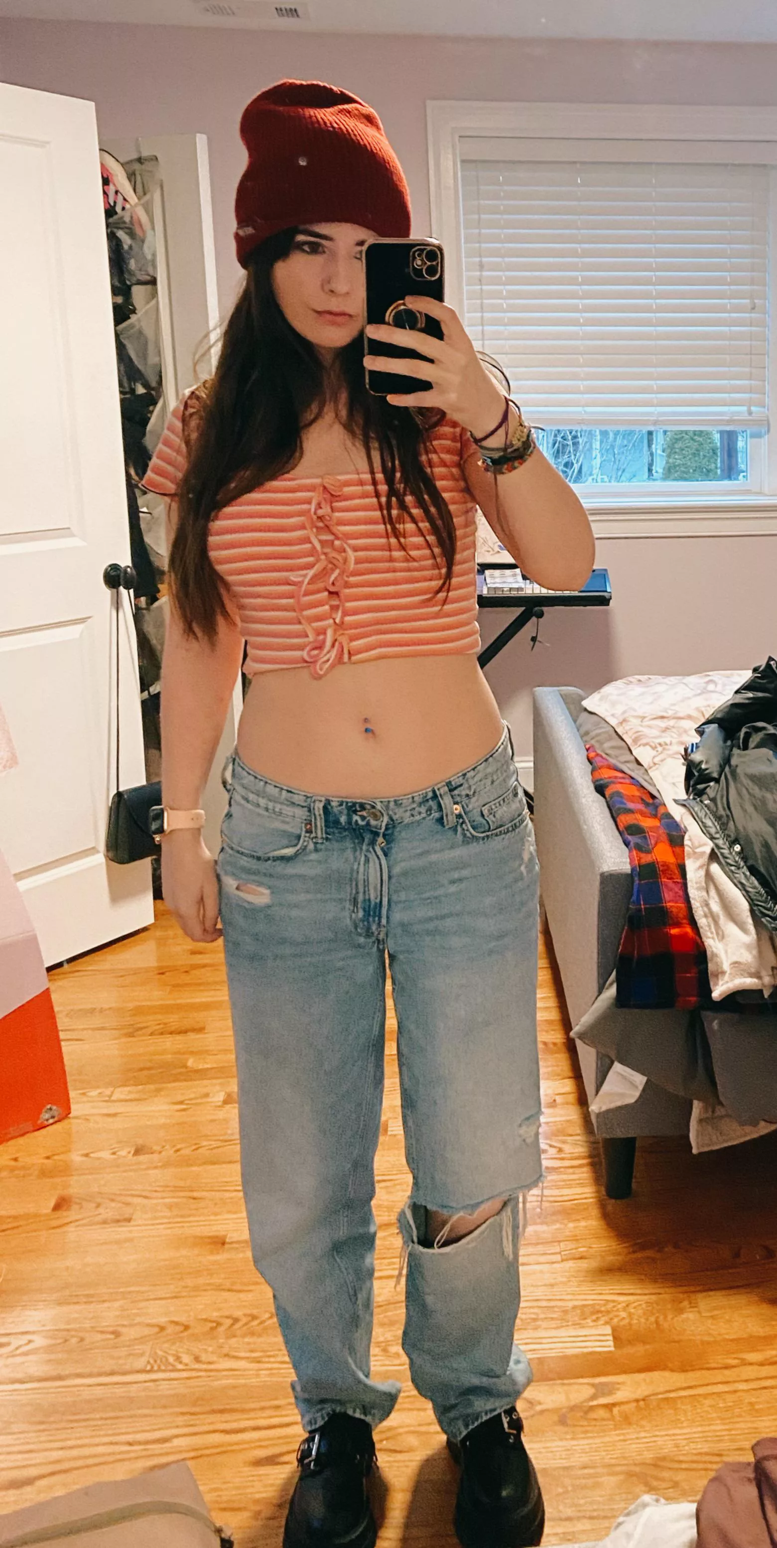 Just got my bellybutton pierced! 😀