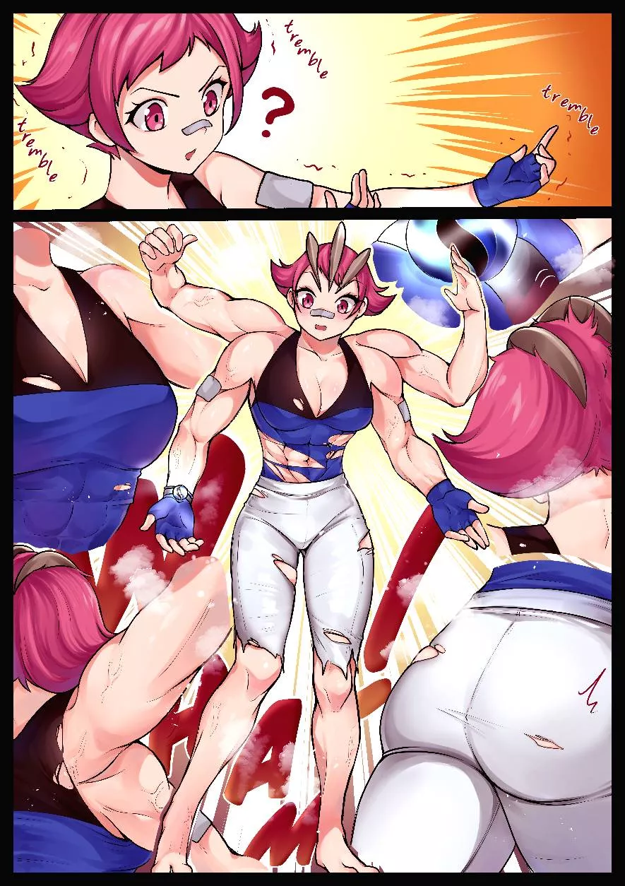 Maylene Transform into Machamp by Hyperstone(by Yan Gertzen)