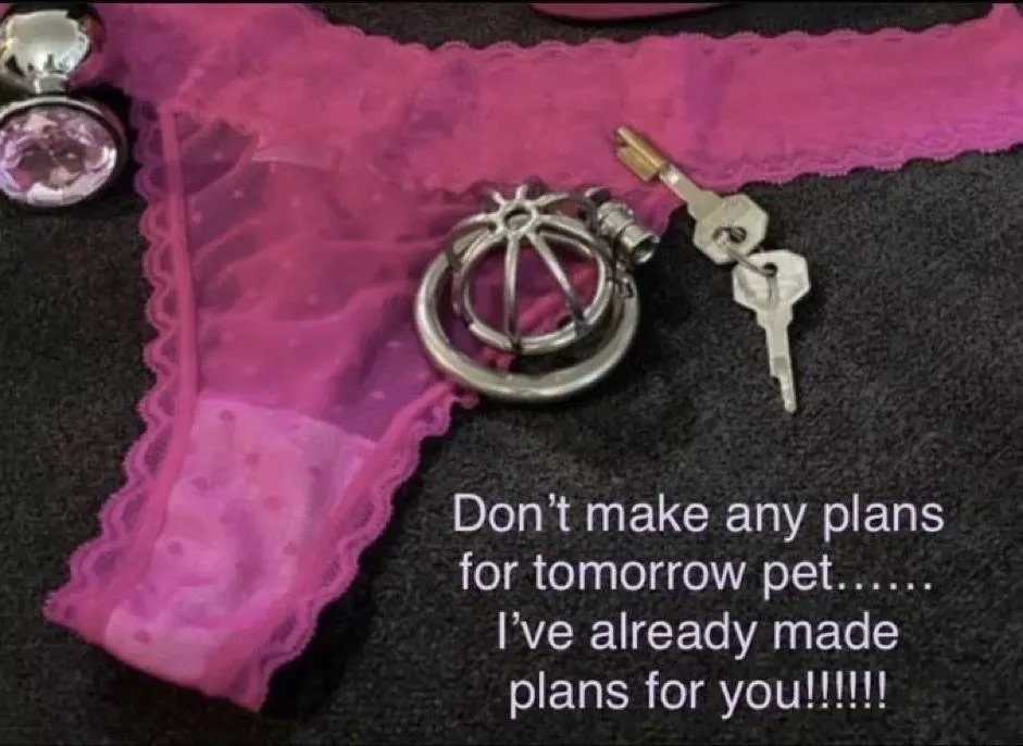 Or are your days planned yet?