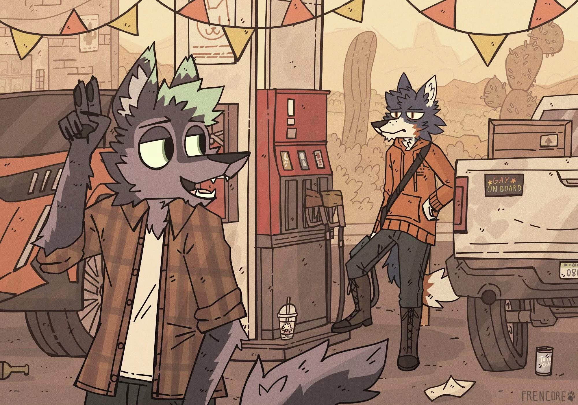 Pals in the Middle of Nowhere [FreneticWolf]