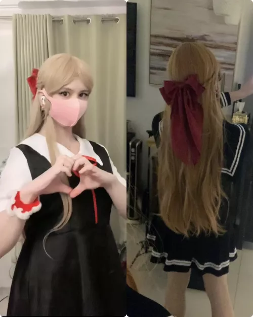 School Girl uniform and ribbons.🎀❤️