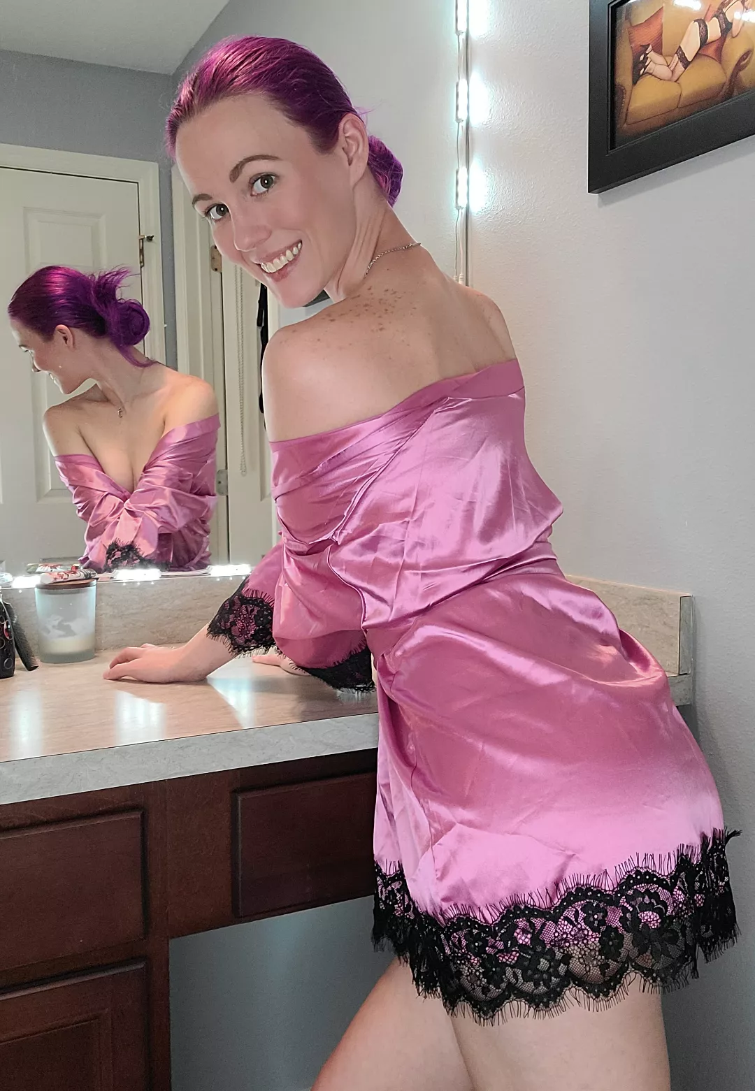 Shoulder freckles are sexy