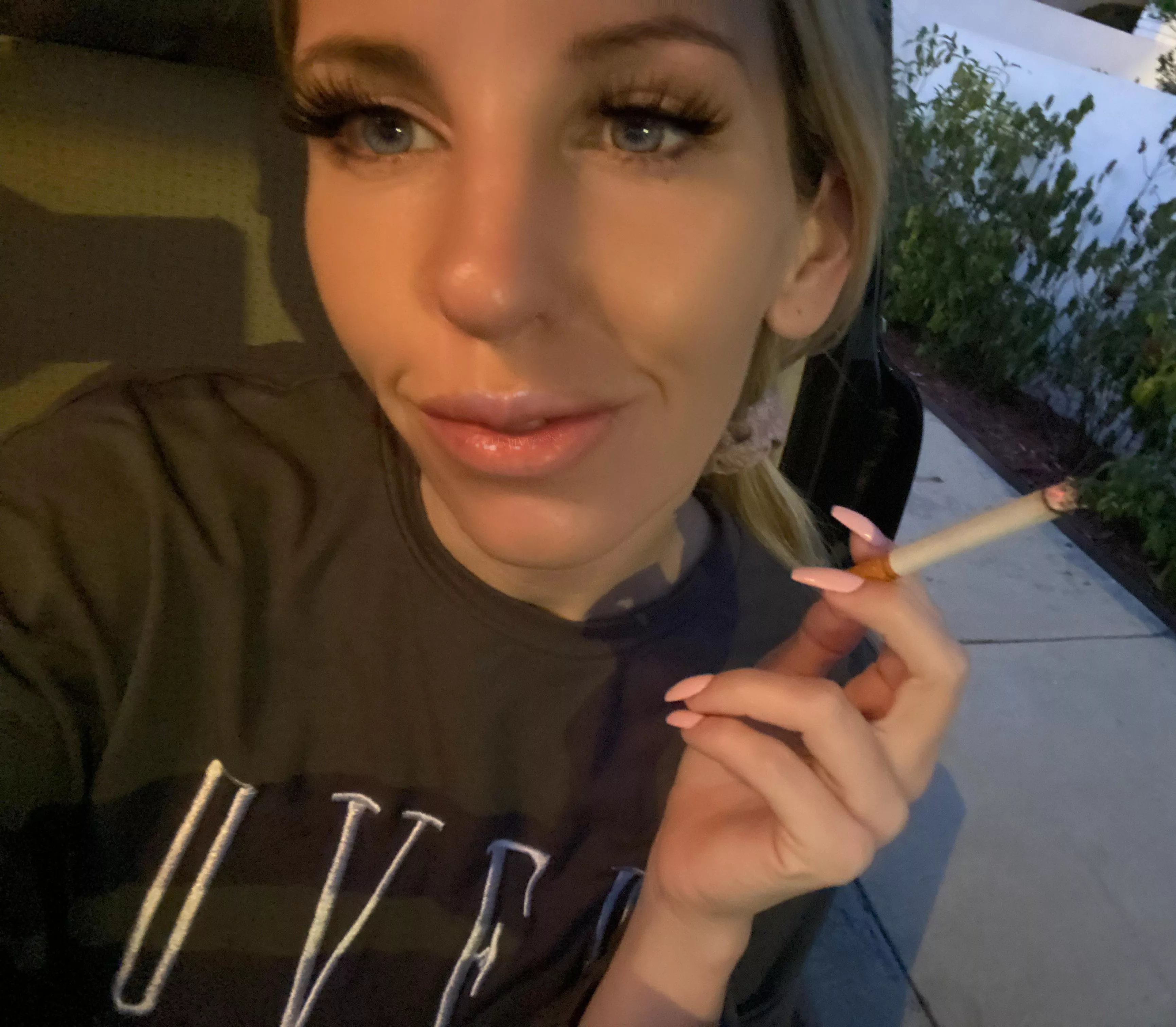 Sneaking away to have a smoke