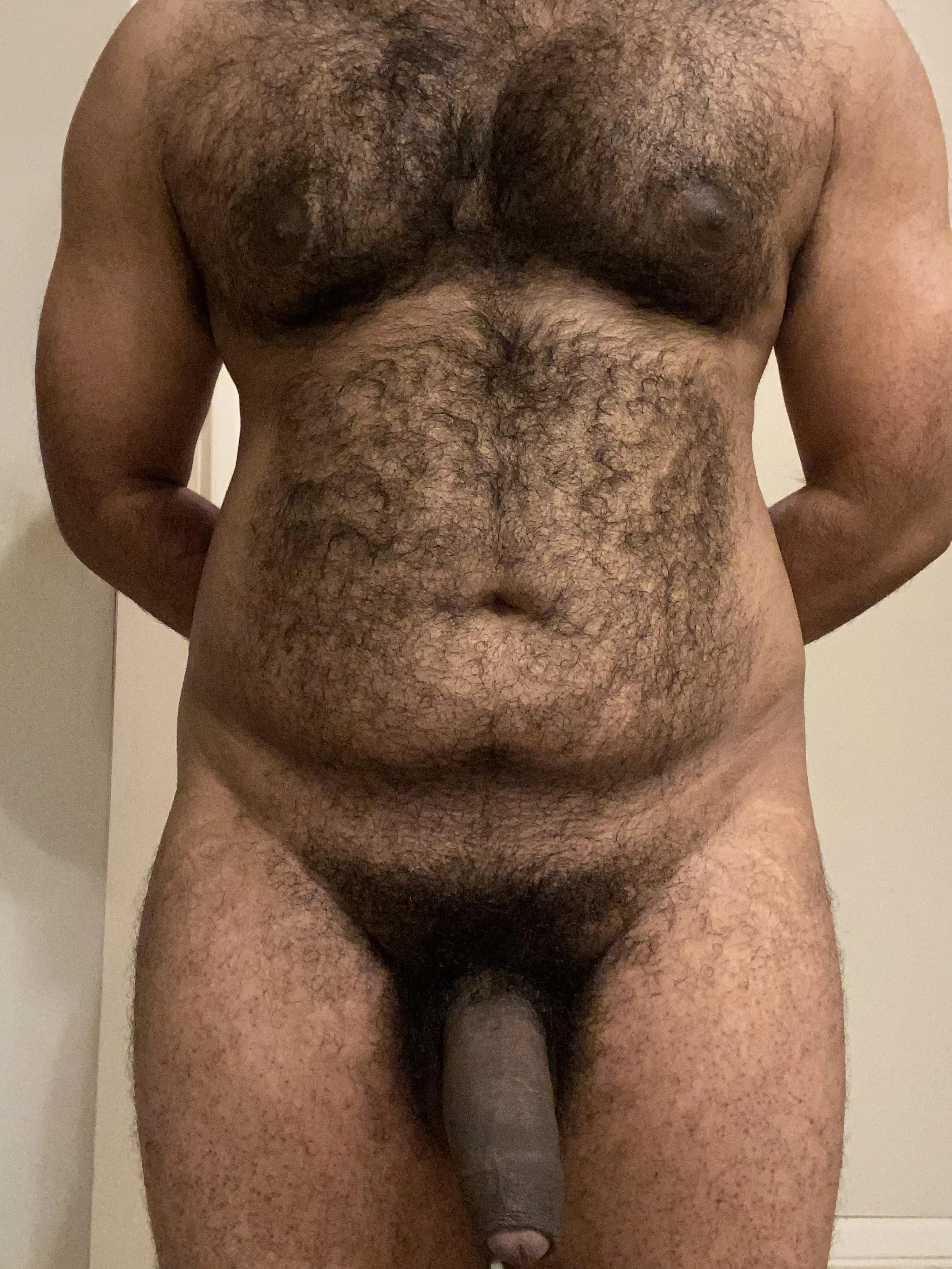 The dark beast hanging