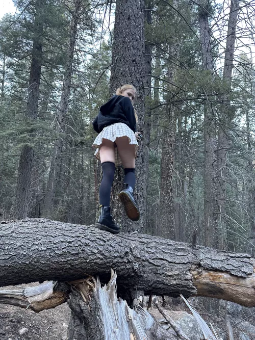 would you use me in the woods? i’m not wearing any panties 🙈