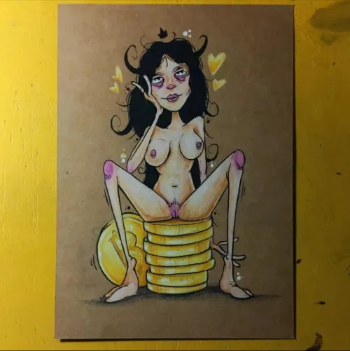 a Bitcoin Girl Commission I got to do!