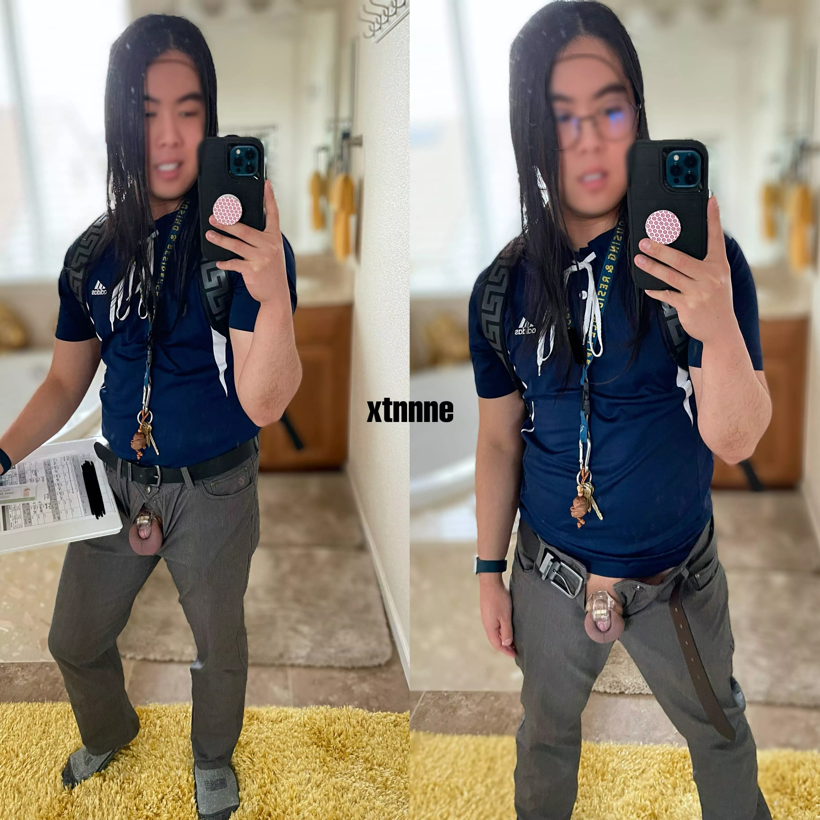 Anyone go to school caged? 🙋‍♀️