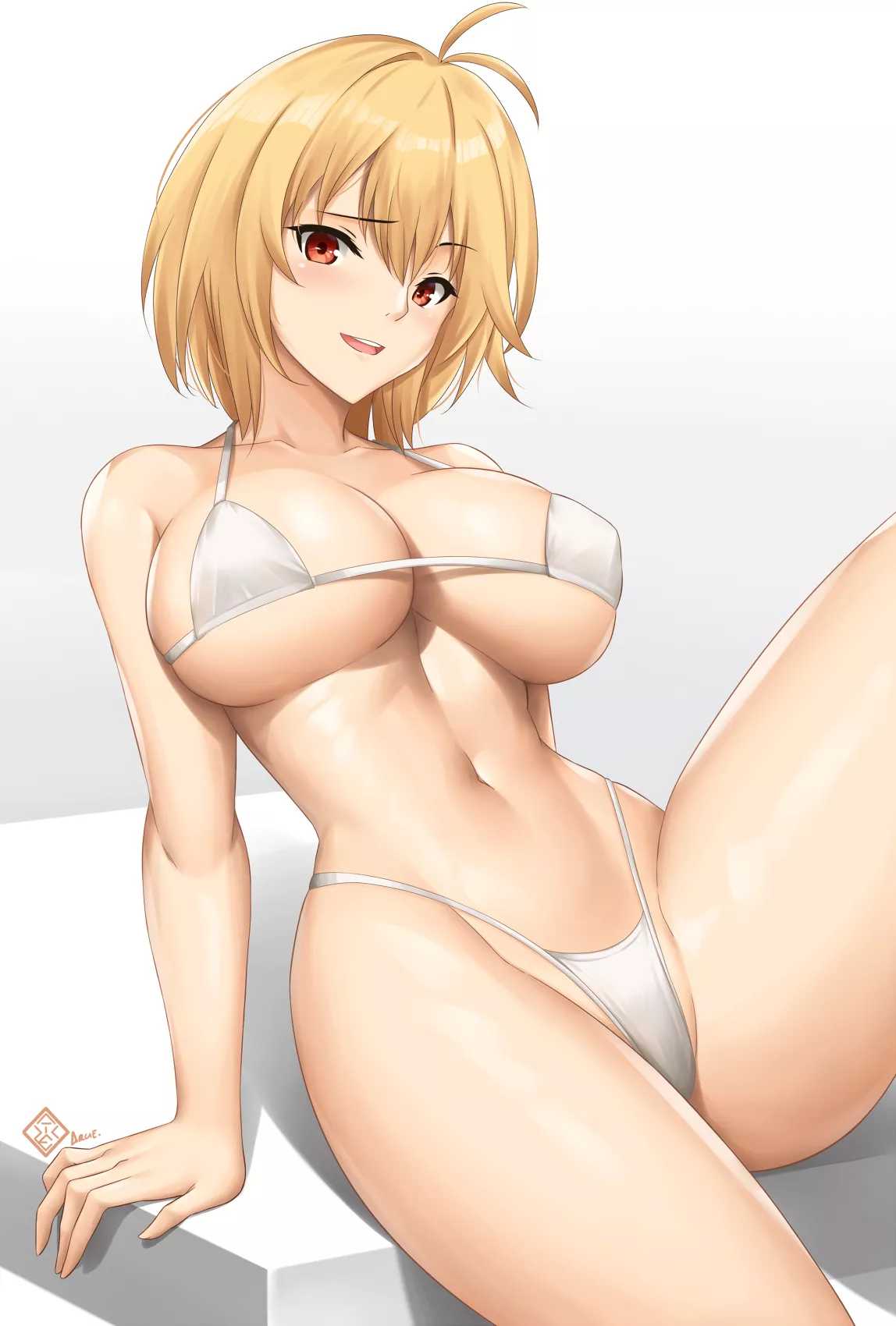 Arcueid Brunestud in a very sexy pose