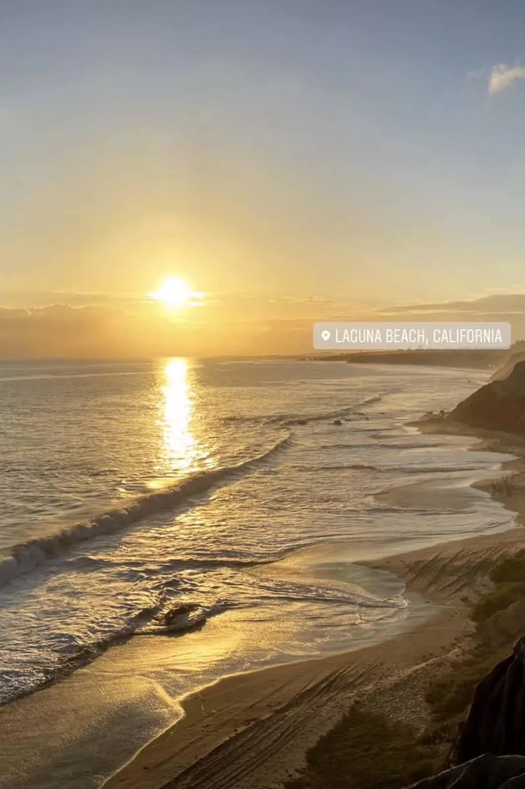 Beautiful Laguna Beach sunset 🌅