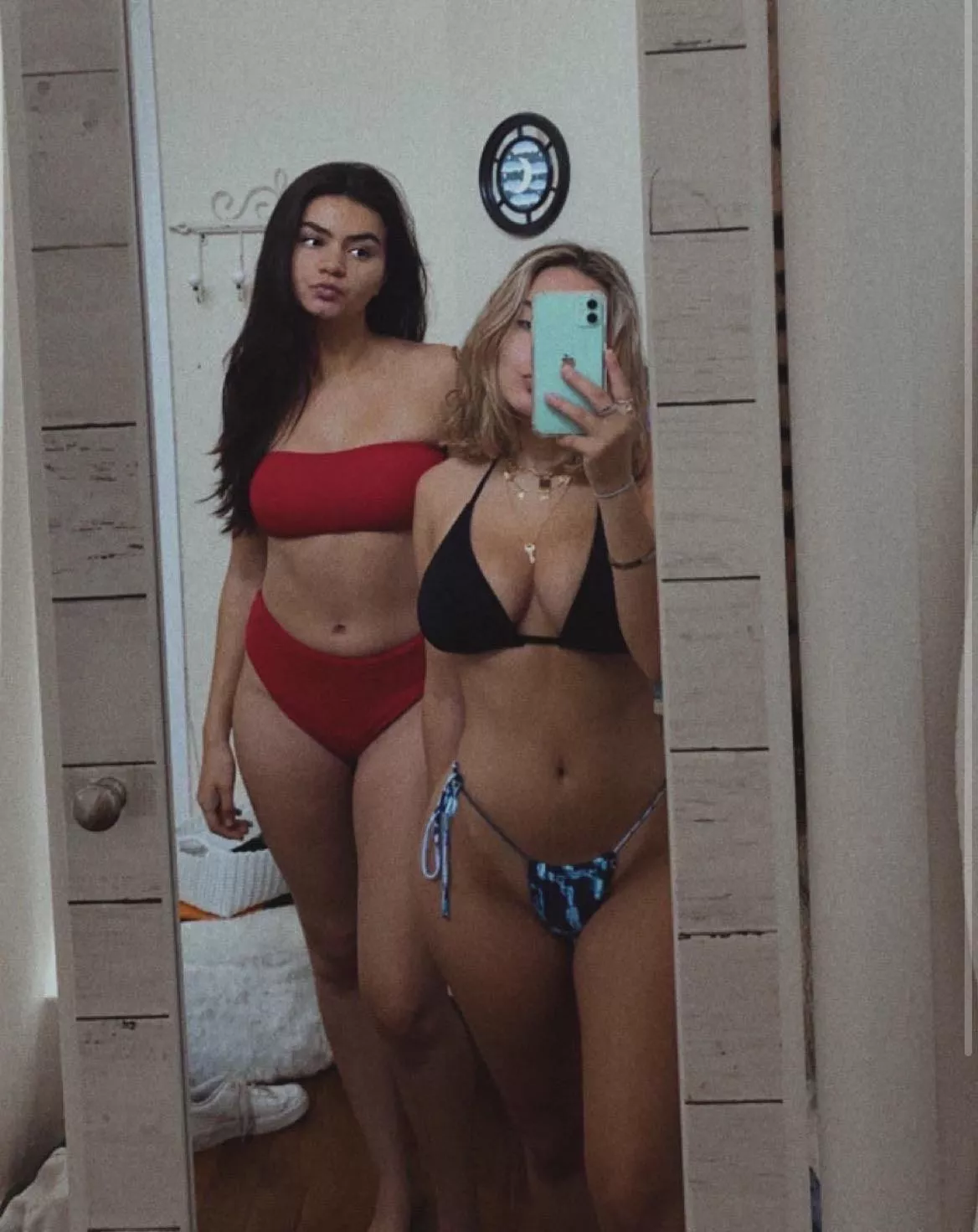 Bikini babe and her friend