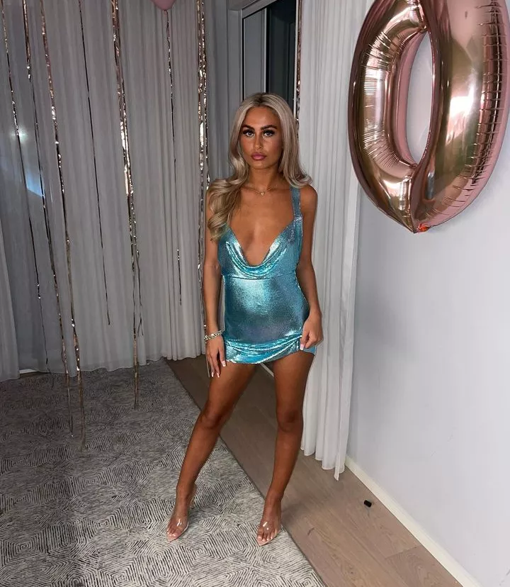 Birthday girl in slutty dress