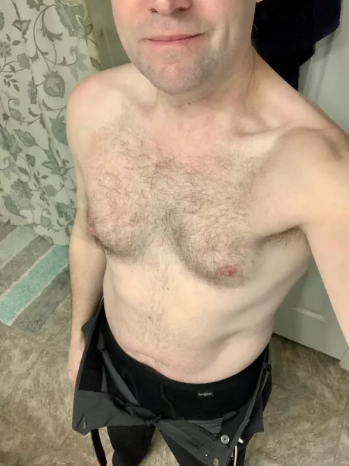 Choose your own adventure Monday. Shirt goes on or pants come off….