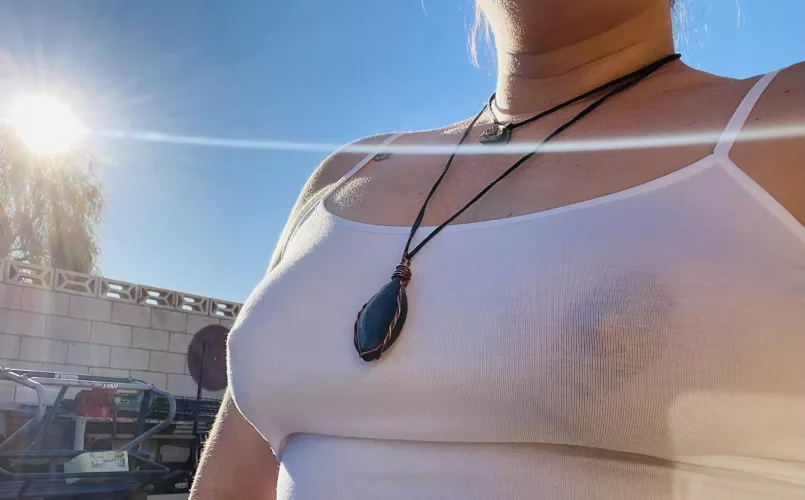 Cotton top on this sunny day.