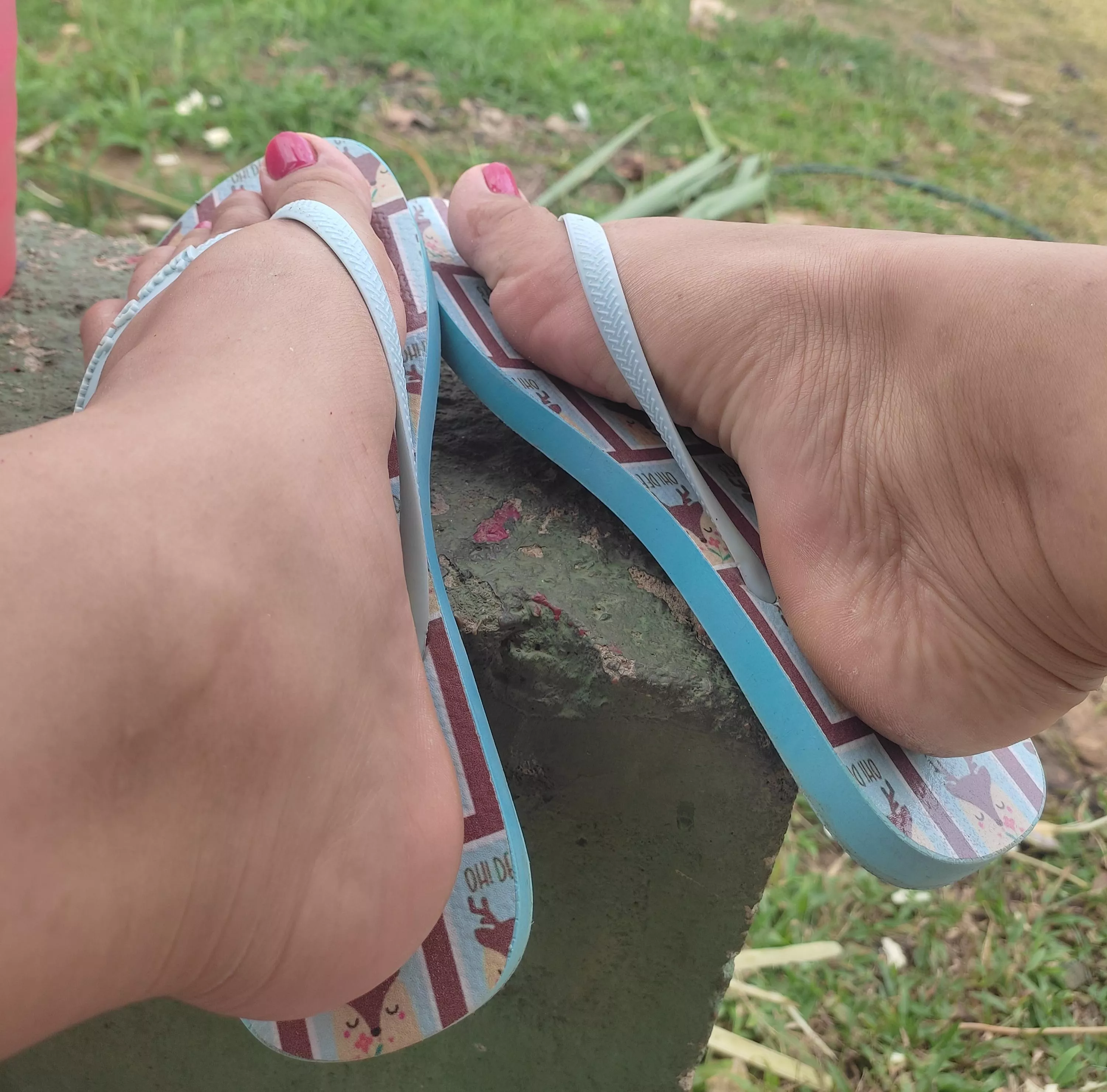 Do you like my new flip-flops?