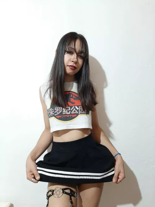 Do you want me to show you what's underneath this skirt? 😏