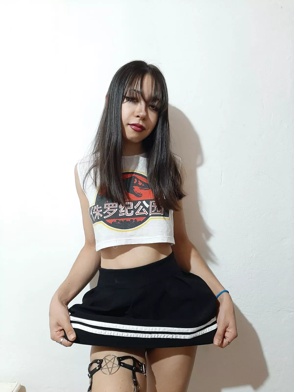 Do you want me to show you what's underneath this skirt? 😏