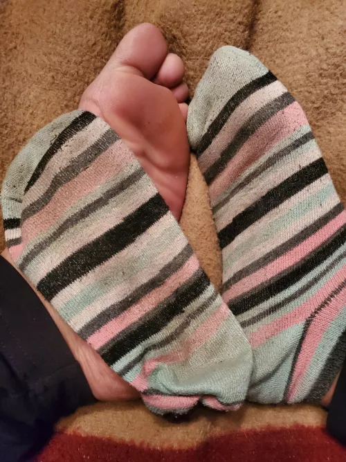 Don't you wish you could smell these fithly socks