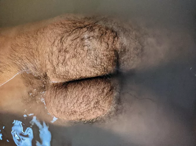 Enjoying a lazy Sunday soak in the tub