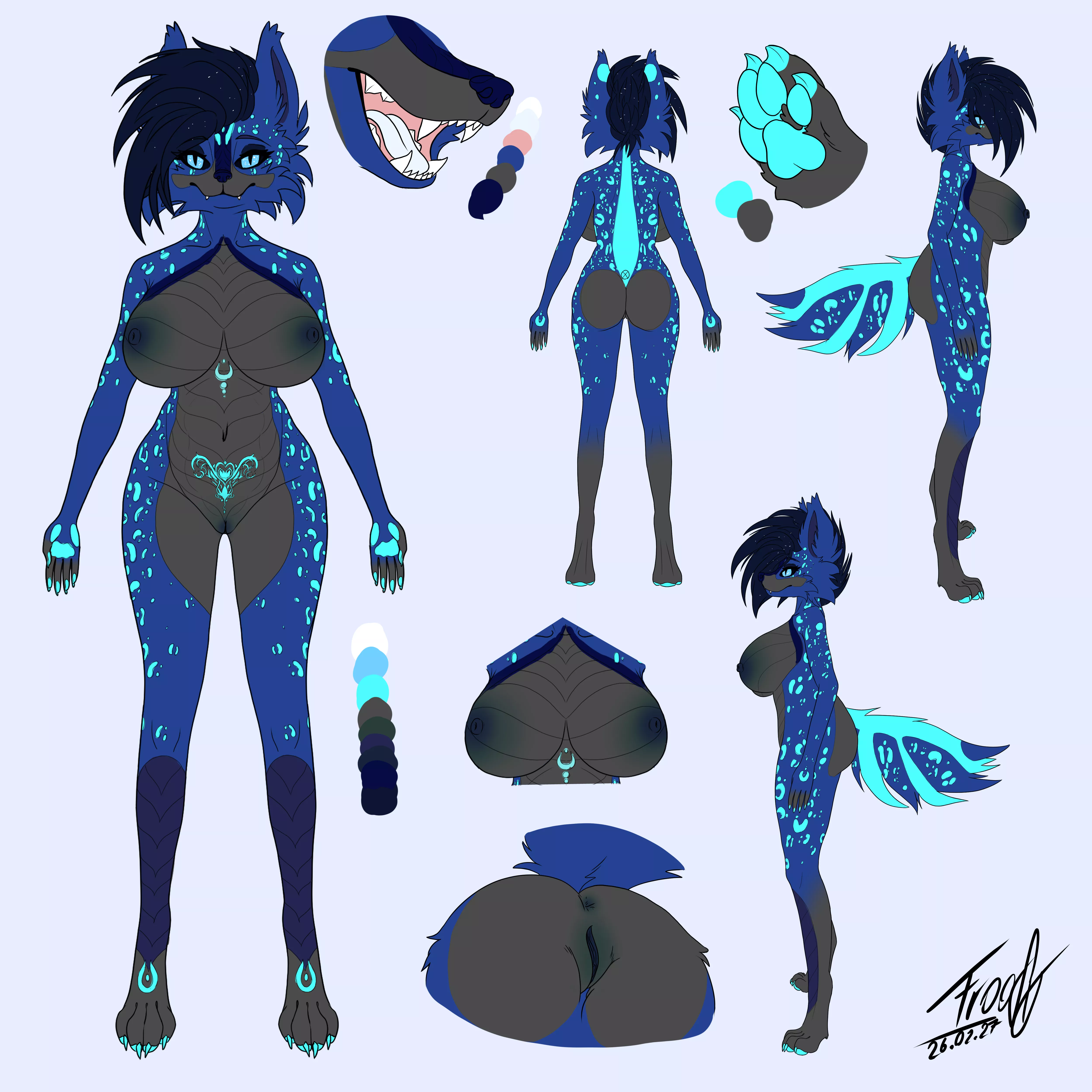[F] Lapis Ref Sheet (Made by me, Froof)