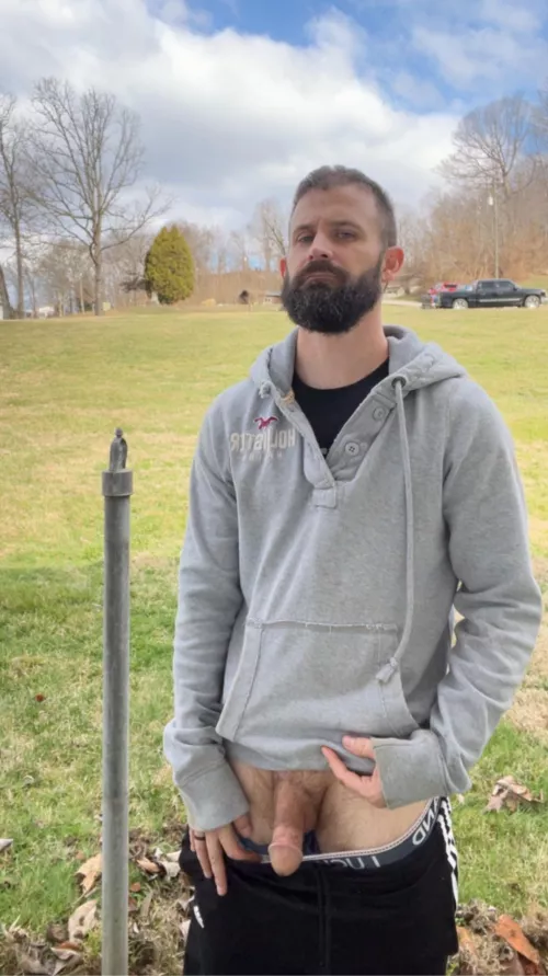 Getting some fresh air during fence removal