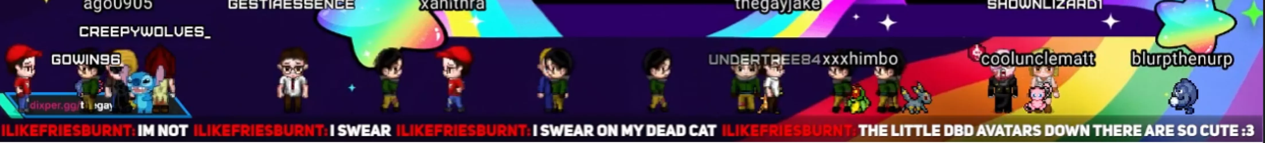 I saw this Twitch streamer (not gonna reveal name for privacy reasons) and they had these little avatars of their followers in the bottom and I wanna know how