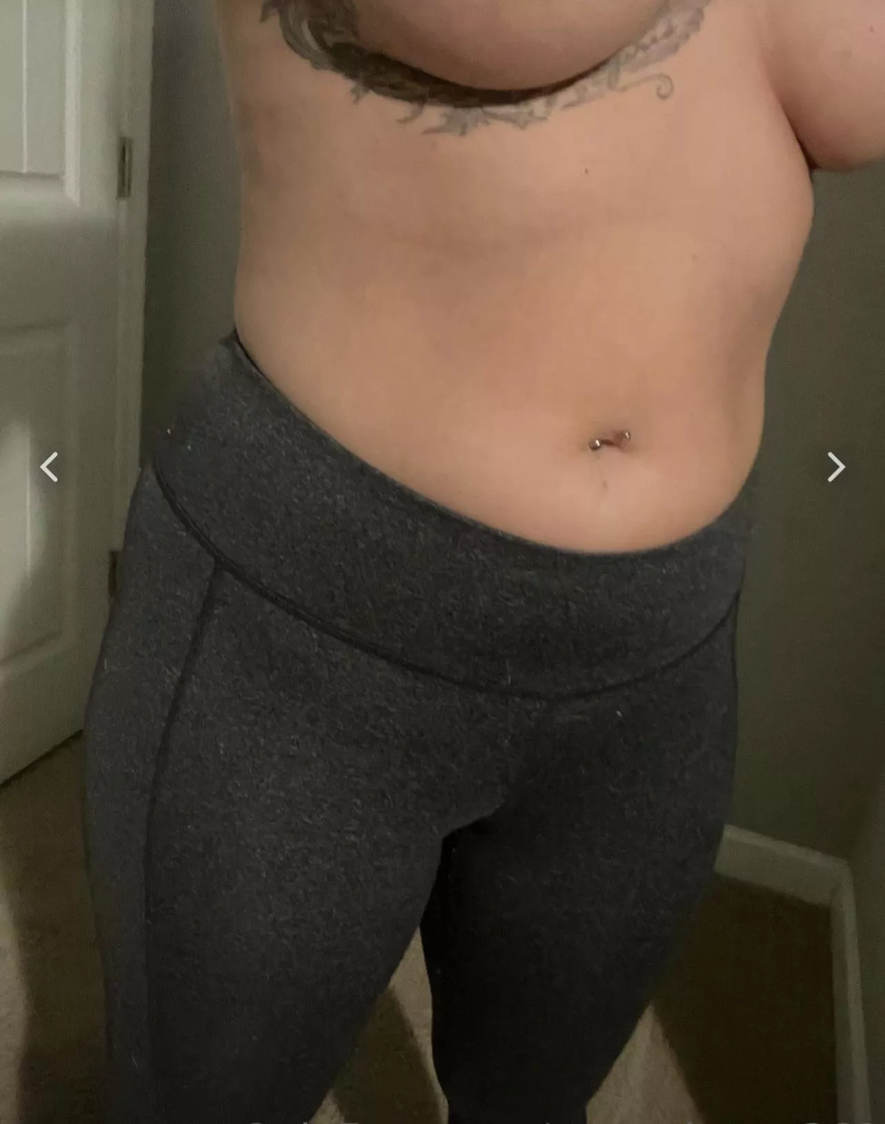 I wanted to show a little under boob while my husbands friends were over. Nothing wrong with that right 😏