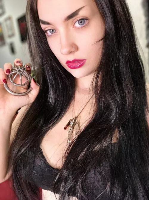 I’m gonna lock you up in a chastity cage forever it’s written in the vows🔐
