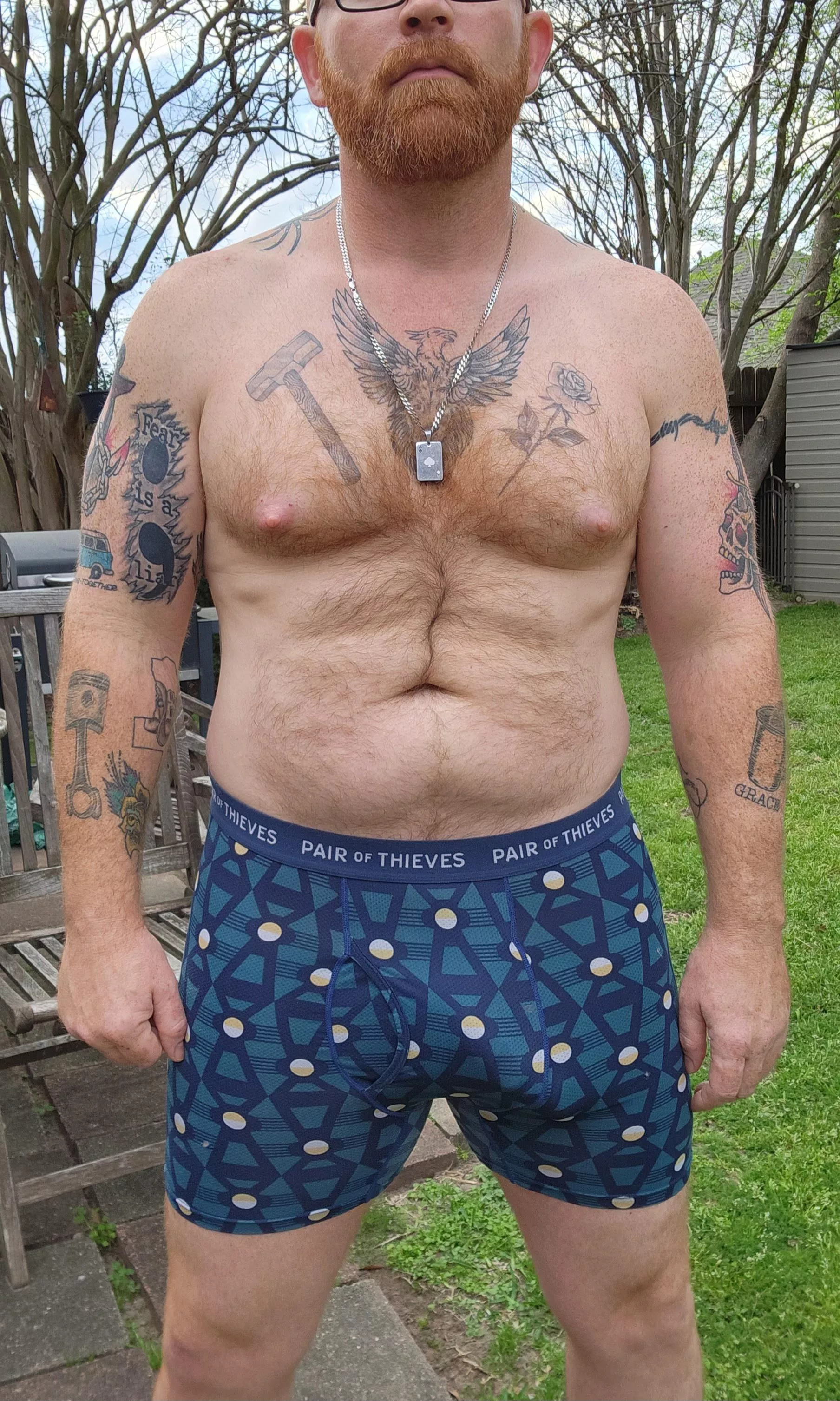 Just hanging out in my undies 😁