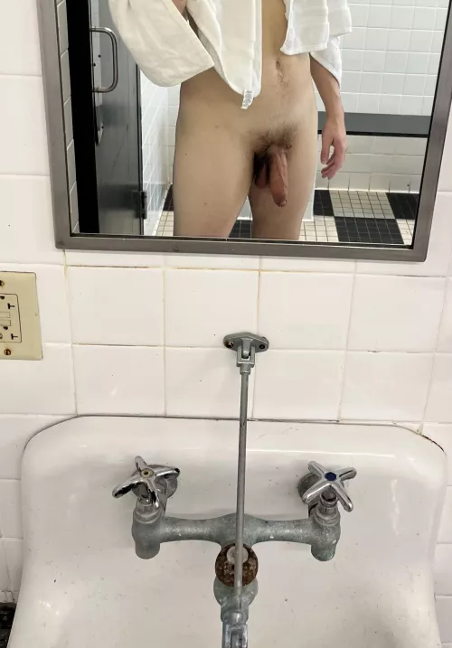 just out of the shower anyone wanna help dirty it up;)?