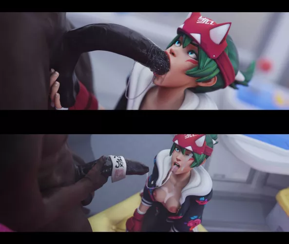 Kiriko makes a mess (Stephanie)