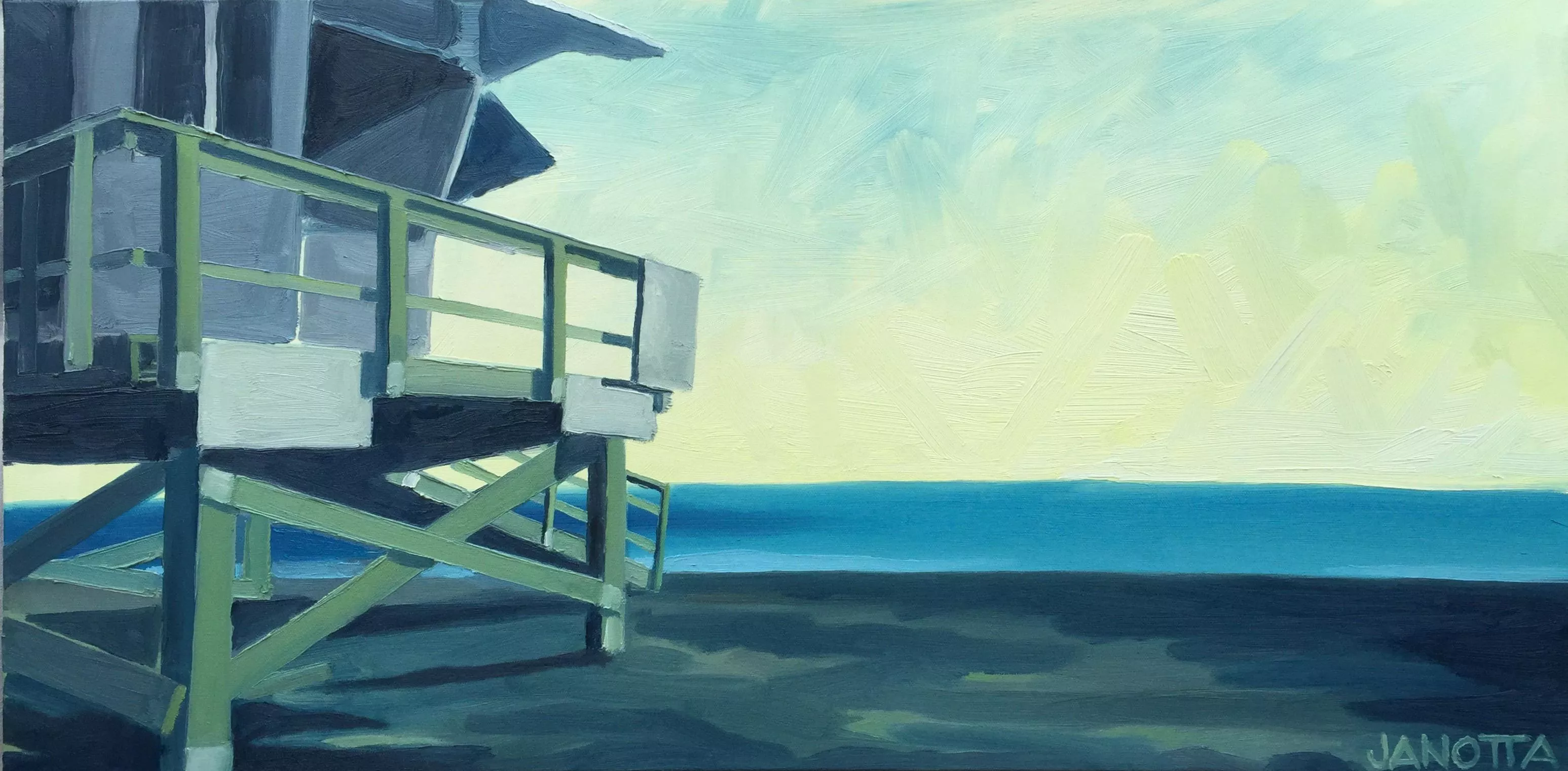 Lifeguard Stand in Hermosa Beach CA